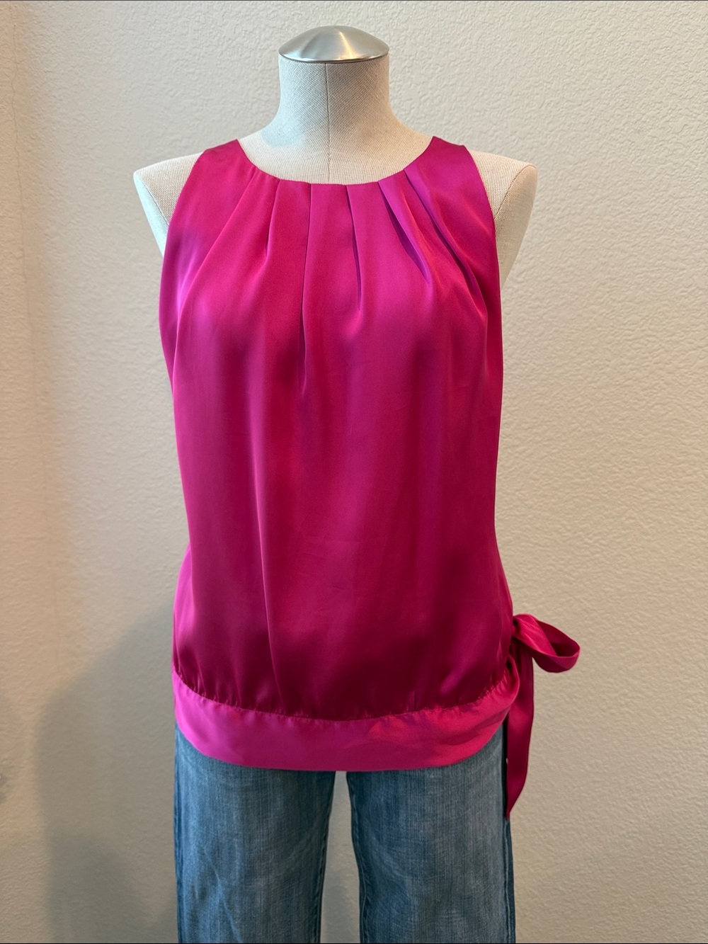 Apostrophe Pink Sleeveless Top